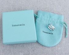 Paloma Picasso Tiffany & Co Sterling Silver Le Cercle Crossover X Ring Sz 5.75