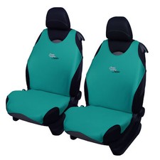 2 Green Car Seat Covers for