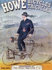 Transport Tricycle Howe France Vintage Advertising Poster Retro Print 1543Py