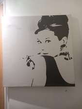audrey hepburn popart canvas