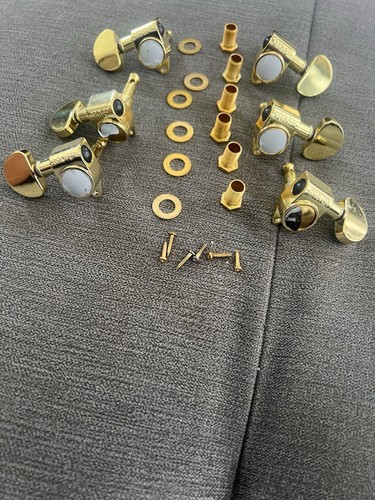 Gold grover style tuners - gold, grover-style