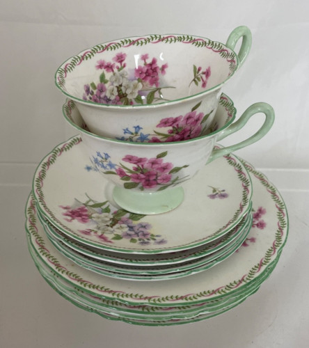 Vintage shelley china stocks - china, "stocks"