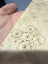 Antique Vintage Bone Domino