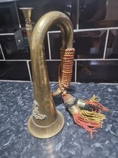 Vintage Brass Military Bugle for sale.