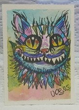 OOAK Abstract Cheshire Cat