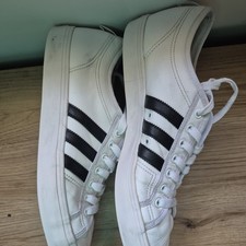 Adidas Lo Nizza Leather White And Black / Size 5 / Excellent Condition