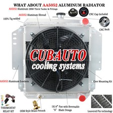 2 Row Radiator+Shroud Fan For 1981-96 1984 Suzuki Sierra Jimny Samurai SJ413