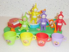 Teletubbies Figures Band Playset Full Set + Cups Bundle Musical  Fully Working