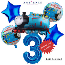 Thomas Balloons Train Birthday Party Tank Engine Friends Blue Boys Foil Helium