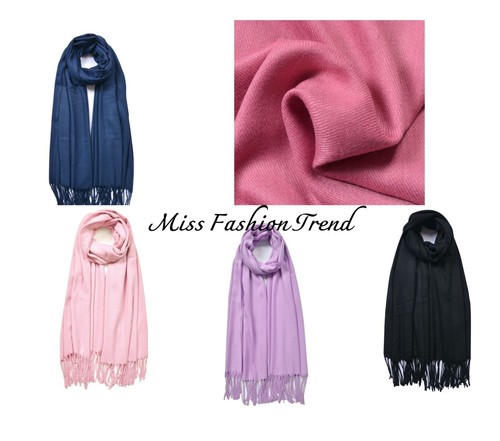 Ladies plain cotton scarf soft - cotton, scarf/soft
