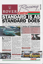 Rover Racing With Castrol