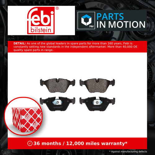 Brake pads set fits - pads, bmw