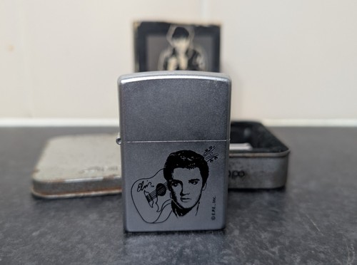 Elvis presley genuine zippo - genuine,