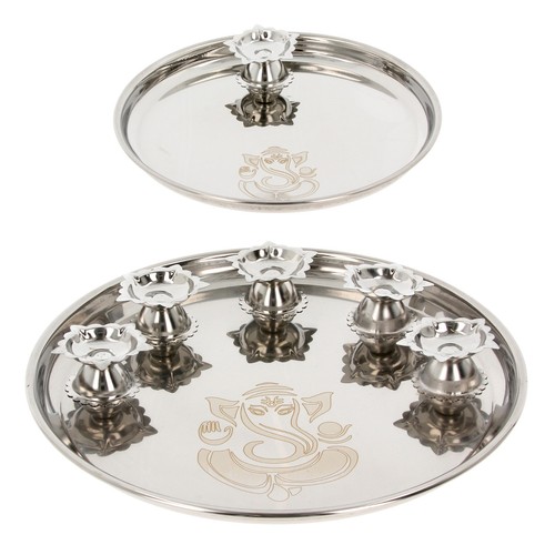 Pooja thali plate - pooja, aarti