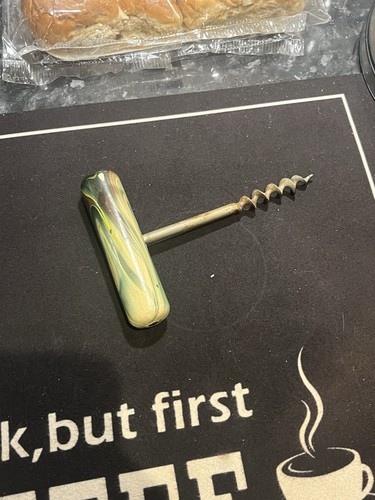 Vintage handle corkscrew - vintage, t-handle