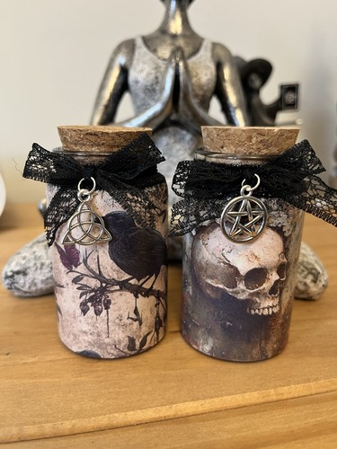 Apothecary jars set witch - set, x2