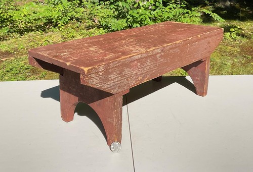 Vintage long wood foot - long,
