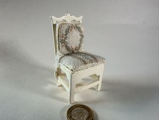 Dolls house miniature white - house,