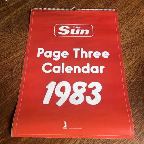 The sun page 1983 calendar - sun,