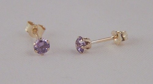 9ct real gold - small, round