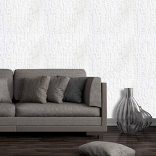 White Textured Wallpaper Luxury Embossed Paintable Royal Oak Rd7000 Roll 10m