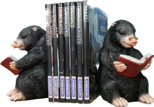 Pair mole bookends - pair, of