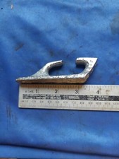 Classic boat chrome open chock rope fairlead deck fitting art deco mooring cleat