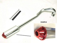 BLEMISHED RED TIP EXHAUST PIPE