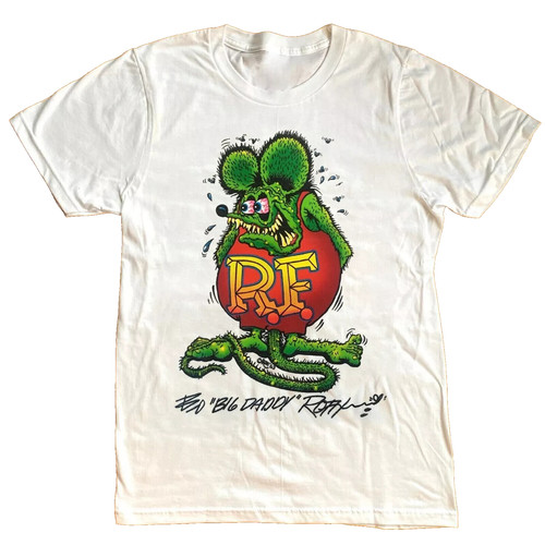 Rat fink graphic shirt - fink, ed