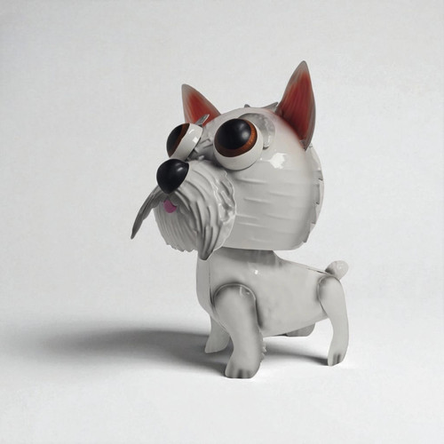 Olive sage harry metal dog - &,