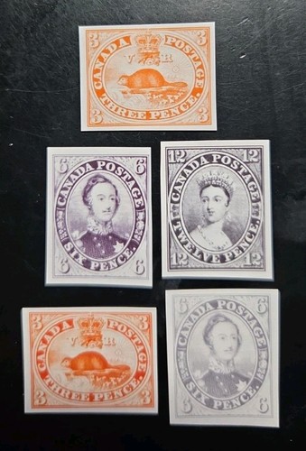 Canada stamps 1851 1855 - canada, 1851-1855