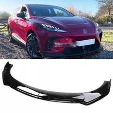 Glossy Black For MG ZS TF MG3 MG6 Front Bumper Lip Spoiler Front Splitter Kit