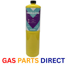 Fire Master Yellow MAPP Gas Bottle – 400g Canister Soldering, Brazing & Plumbing