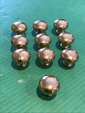 Lot of 10 Vintage Solid Brass