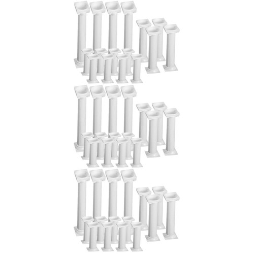 48pcs white cake tier stand - white,