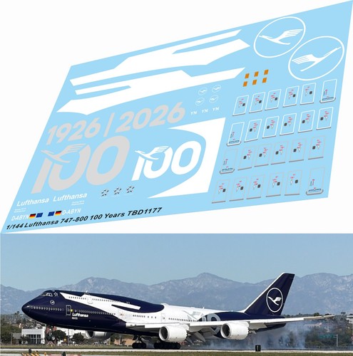 144 decals for boeing 747 - 1/144,
