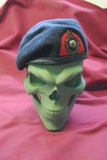 Royal Marines Blue Beret and Badge Size 57