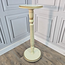 Vintage pedestal plant stand - vintage,