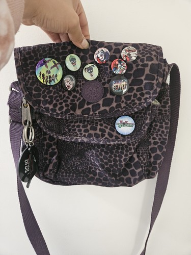 Kipling purple bag with - bag,