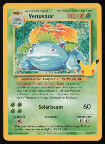 Venusaur 102 celebrations - venusaur, 15/102