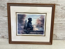 Ruane Manning Framed Art Print Swimming Lessons 34cm x 30cm Labradors Dogs