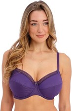 Fantasie FL3091 Fusion Underwire Full Cup Side Support Bra, Blackberry Size 34E