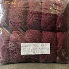 500g Rowan Pure Wool Superwash Dk Dark Wine Shade