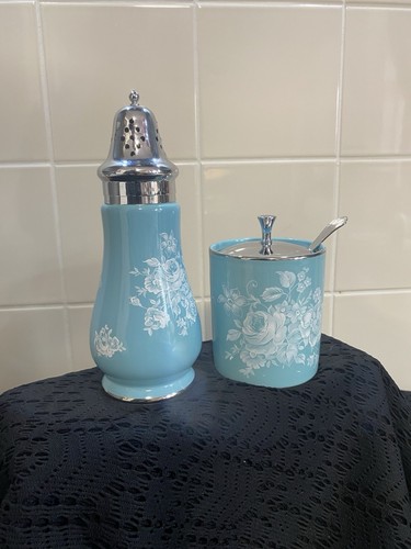 Midwinter blue floral sugar - floral,