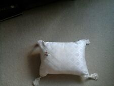 Bedroom cushion filled Used only for Display Cream With Tassels & V China Broach