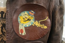 WALT DISNEY STUDIOS Design WW2 USAAF 23rd “Flying Tigers” Leather Flight Jacket