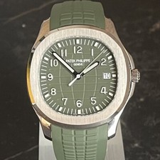 Patek Philippe Aquanaut Khaki Green Men's Watch - 5168G-010 2021 Unworn 