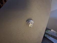 Silver Pandora Charm With A