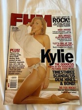 Kylie Minogue FHM Australian February 2002 magazine & cover Fever era
