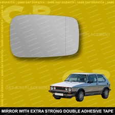 For Volkswagen golf mk1 gti wing mirror glass 74-84 Right side with Wide Angle